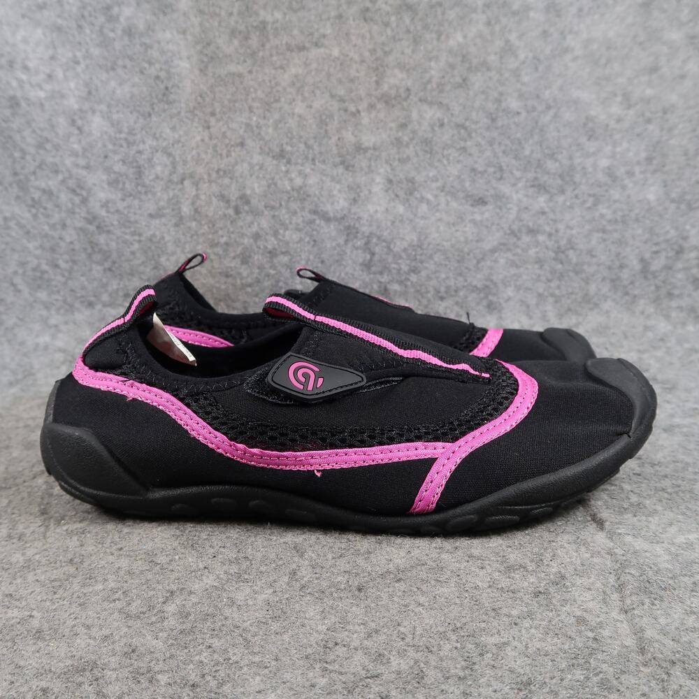 Champion Water Shoes Womens 5 6 Slip On Beach Swim Black Pink Flat Outdoor Sport
